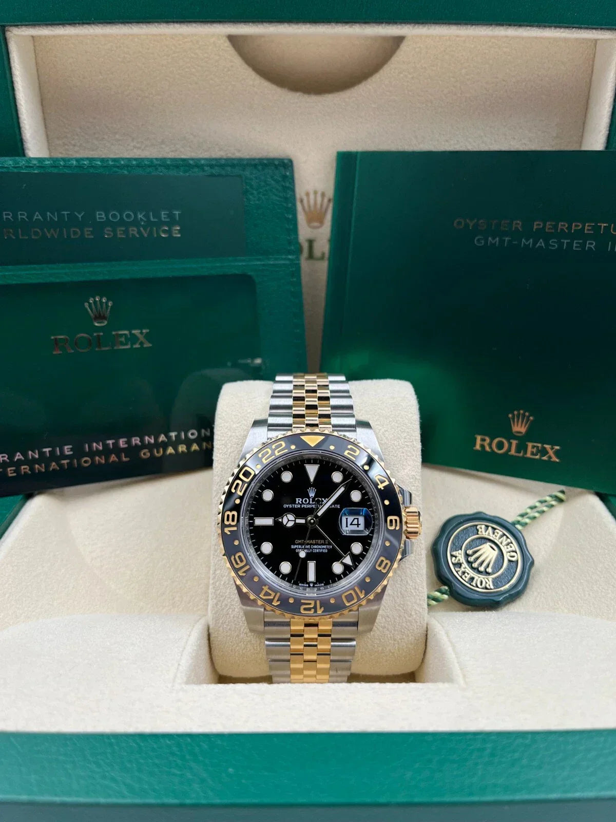 Rolex GMT-Master II Jubilee Silber / Gold